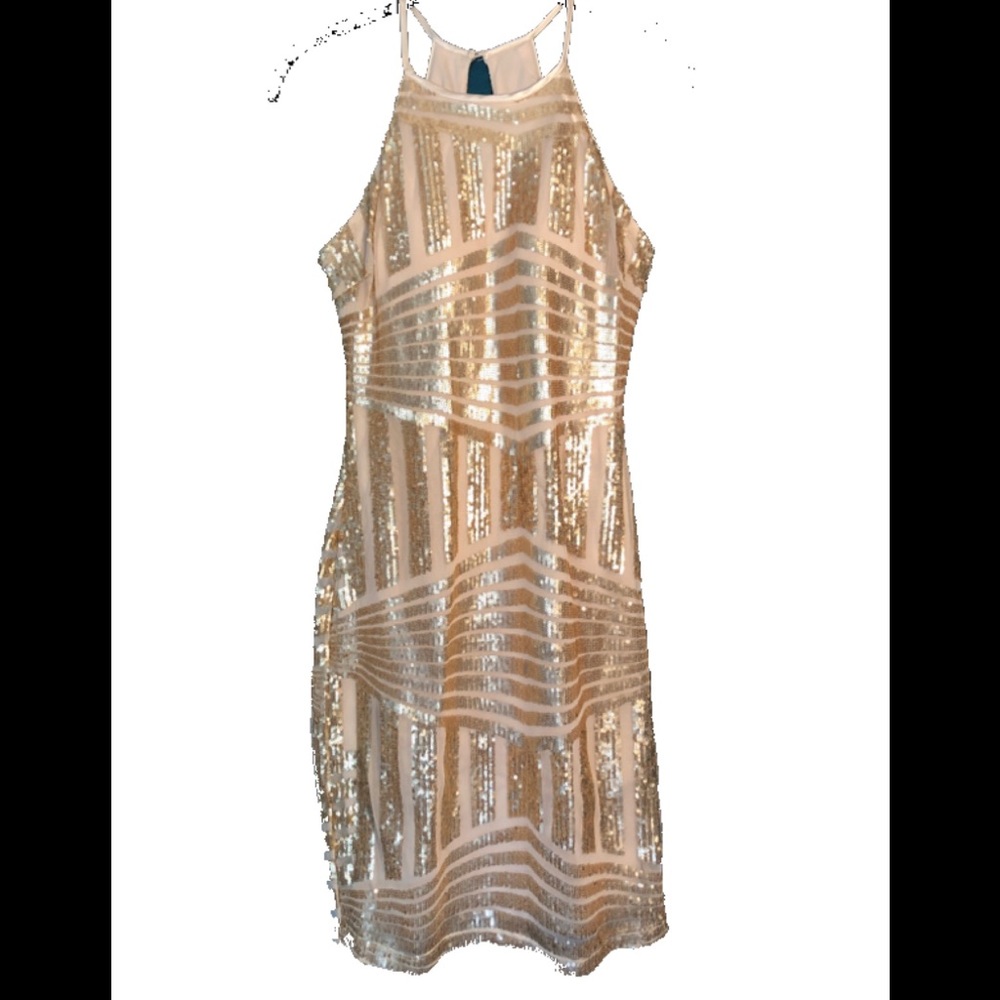 Halter All Over Sequin